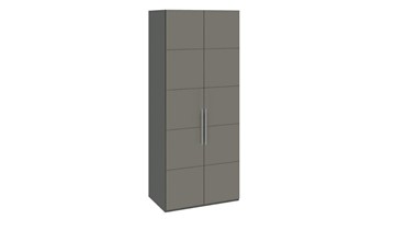 Распашной шкаф Наоми с 2-мя дверями, цвет Фон серый, Джут  СМ-208.07.03 в Тольятти