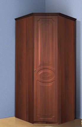 Шкаф угловой Ивушка-5, цвет Итальянский орех в Тольятти - изображение