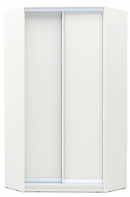 Шкаф угловой 2300х1103х1103, ХИТ У-23-4-11, белая шагрень в Самаре - изображение