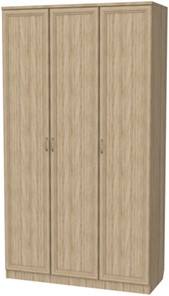 Распашной шкаф 106 3-х створчатый, цвет Дуб Сонома в Самаре - предосмотр
