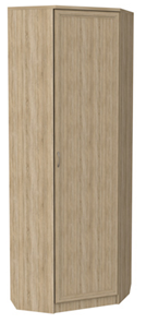Распашной шкаф 402 угловой со штангой, цвет Дуб Сонома в Тольятти - предосмотр