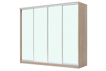 Шкаф 4-х дверный ХИТ 24-4-24/2-8888, с матовым стеклом, Дуб сонома в Тольятти