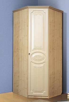 Шкаф угловой Ивушка-5, цвет Дуб беленый в Тольятти - изображение