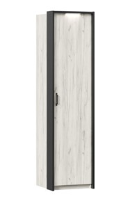 Одностворчатый шкаф Техно с паспарту, Дуб крафт белый в Самаре - предосмотр