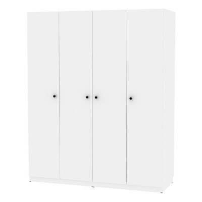 Шкаф 4-х дверный Arvid H240 (Белый) в Самаре - изображение