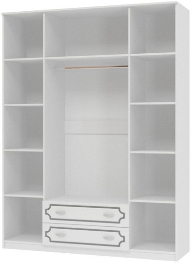 Шкаф четырехстворчатый Лак (Белый Жемчуг) в Самаре - изображение 1