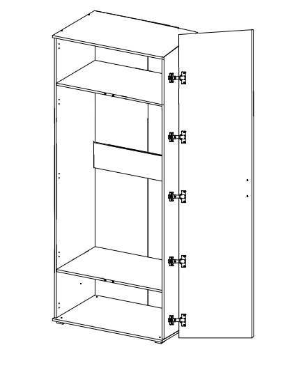 Шкаф для одежды Domenica (ШО-02 зр) в Самаре - изображение 1