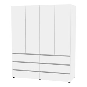 Шкаф 4-х дверный Erik H333 (Белый) в Самаре