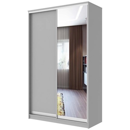 Шкаф 2-х дверный ХИТ 22-4-12-15 Серый в Сызрани - изображение
