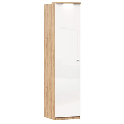 Шкаф одностворчатый Фиджи ЛД 659.224, белый в Тольятти - изображение