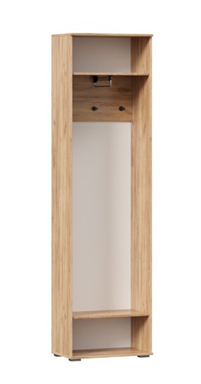 Шкаф одностворчатый Фиджи с декоративными накладками 659.300, Дуб Золотой/Антрацит в Сызрани - изображение 2