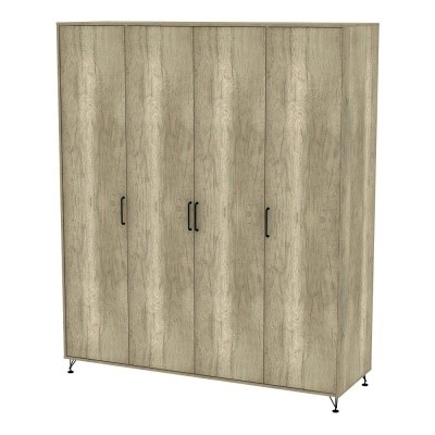 Шкаф четырехстворчатый Лофт H60, ДКМ в Самаре - изображение
