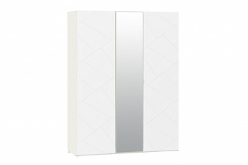 Шкаф 3-х дверный Summit НМ 011.44 Меренга/Белый текстурный в Самаре