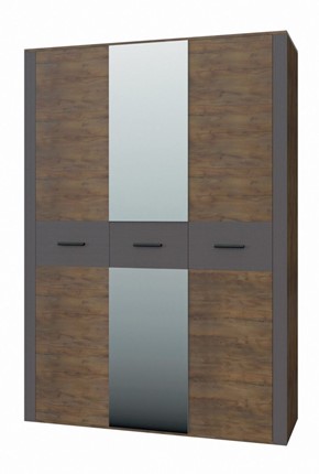 Шкаф трехдверный Куба ШР-3 (С зеркалом) в Самаре - изображение