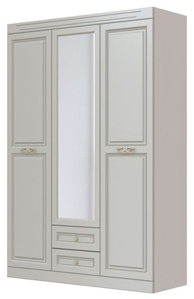 Шкаф трехдверный Олимп ШР-3 (Фисташковый) 1 зеркало в Самаре - изображение