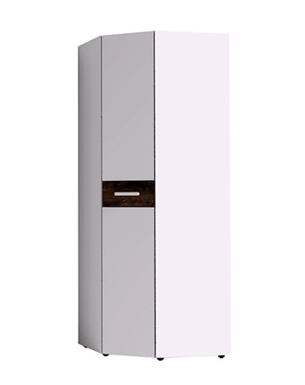 Шкаф для одежды Норвуд 156, Белый-Орех шоколадный в Тольятти - изображение
