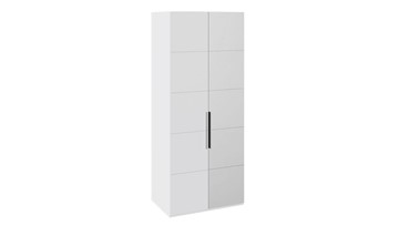 Шкаф Наоми с 1 зеркальной правой дверью, цвет Белый глянец СМ-208.07.04 R в Тольятти