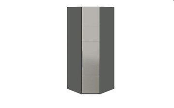 Шкаф Наоми с зеркальной правой дверью, цвет Фон серый, Джут СМ-208.07.07 R в Самаре - предосмотр