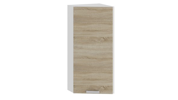 Торцевой кухонный шкаф Гранита 1В3Т (Белый/Дуб сонома) в Самаре - изображение