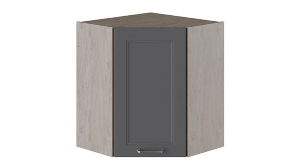 Кухонный навесной шкаф Одри угловой ВУ45_72-(40)_1ДР (Серый) в Тольятти - изображение
