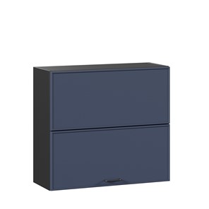 Шкаф кухонный горизонтальный 800 Индиго ЛД 298.980.000.168, Чёрный/Тёмно-синий в Тольятти