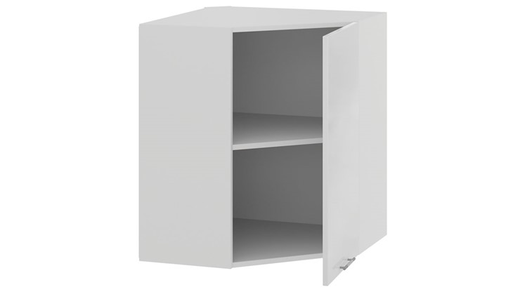 Угловой кухонный шкаф Весна 1В6У (Белый/Белый глянец) в Самаре - изображение 1
