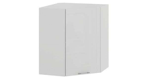 Угловой кухонный шкаф Весна 1В6У (Белый/Белый глянец) в Самаре - изображение