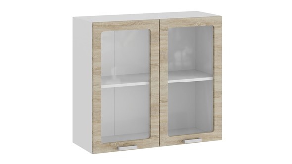 Кухонный шкаф Гранита 1В8С (Белый/Дуб сонома) в Самаре - изображение