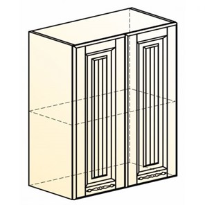 Шкаф навесной Бавария L600 H720 (2 дв. гл.) в Самаре