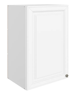 Шкаф настенный Мишель L450 H720 (1 дв. гл.) эмаль (белый/белый) в Тольятти