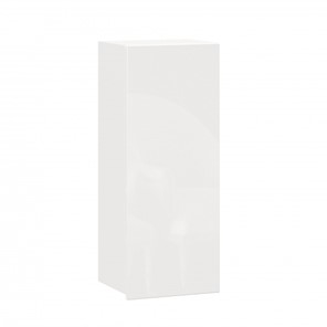 Навесной кухонный шкаф 400 высокий, Шервуд, ЛД 281.420.000.164, белый/белый глянец в Самаре