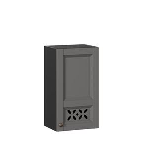 Настенный шкаф Амели-3 400 ЛД 299.320.000.025, Черный/Оникс серый в Самаре