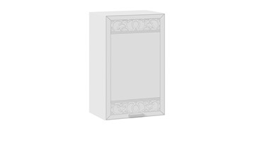 Навесной кухонный шкаф Долорес 1В45 (Белый/Сноу) в Самаре