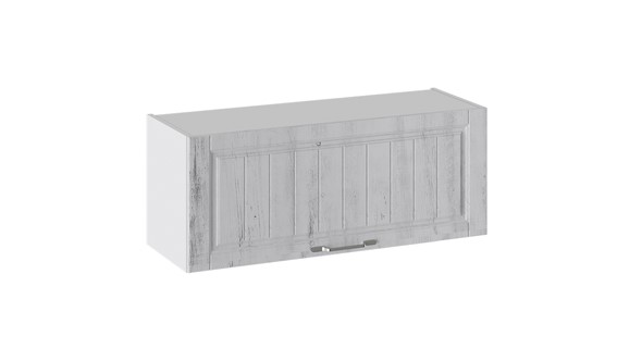 Шкаф на кухню Прованс (Белый глянец/Санторини светлый) В_36-90_1ДО в Тольятти - изображение