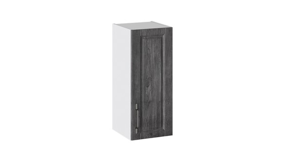 Кухонный шкаф Прованс (Белый глянец/Санторини темный) В_72-30_1ДР в Тольятти - изображение