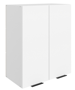 Кухонный шкаф Стоун L600 Н720 (2 дв. гл.) (белый/джелато софттач) в Тольятти