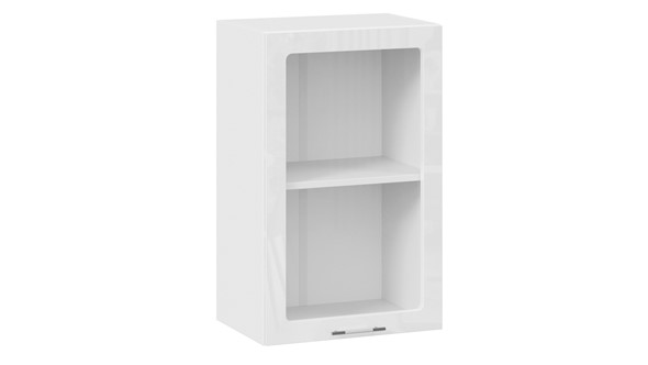 Кухонный шкаф Весна 1В45С (Белый/Белый глянец) в Самаре - изображение
