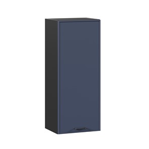 Кухонный навесной шкаф высокий 400 Индиго ЛД 298.420.000.151, Чёрный/Тёмно-синий в Самаре - предосмотр
