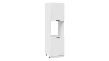 Кухонный шкаф-пенал Лорас 1П6 (Белый/Холст белый) в Самаре