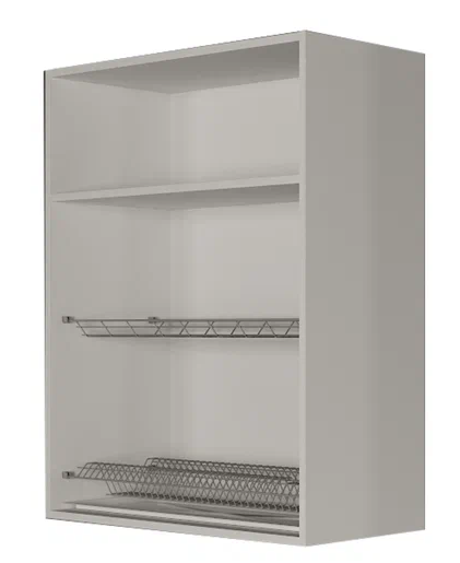 Навесной шкаф ВС9 80, Бетон пайн/Белый в Самаре - изображение 1
