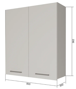 Сушильный шкаф на кухню ВС9 80, МДФ Софт бирюза/Антрацит в Самаре