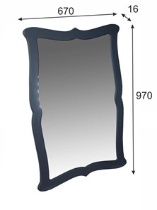 Зеркало настенное Берже 23 (серый графит) в Самаре - предосмотр 6