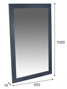 Зеркало настенное Берже 24-105 (серый графит) в Самаре - предосмотр 6