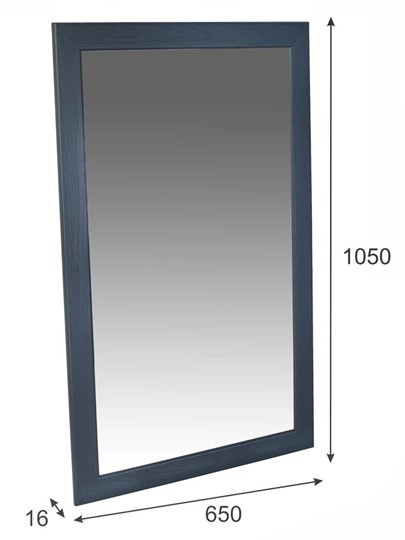 Зеркало настенное Берже 24-105 (серый графит) в Самаре - изображение 6