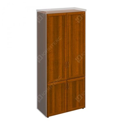 Шкаф для документов закрытый Мастер, темный орех (90х45х208) МТ 318 в Самаре - изображение