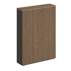 Шкаф комбинированный Velar, дуб табачный, (для документов закрытый+для одежды узкий) (154х41х212) ВЛ 358-1 в Тольятти