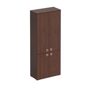 Шкаф для документов закрытый 4-х дверный Cosmo, венге Виктория (90,2х44,2х221) КС 304 в Самаре