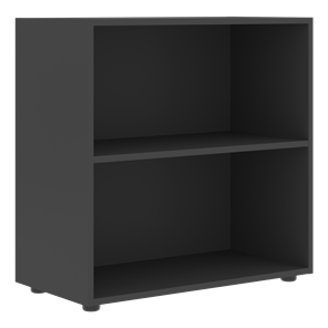 Низкий шкаф широкий FORTA Черный Графит FLC 80 (798х404х801) в Самаре