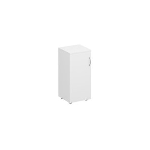 Шкаф для документов низкий узкий закрытый Комфорт, белый премиум (40х38х84) К 508 в Самаре