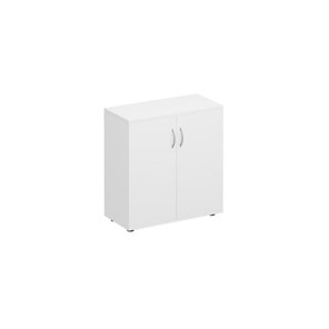 Шкаф для документов низкий закрытый Комфорт КФ, белый премиум (80x38x84 К.309 БП в Самаре